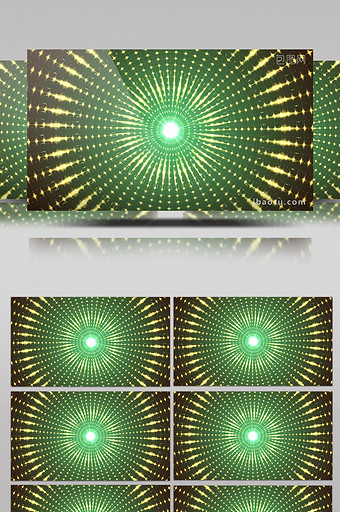 大气炫酷绿色色调粒子线条展示舞台演绎背景图片