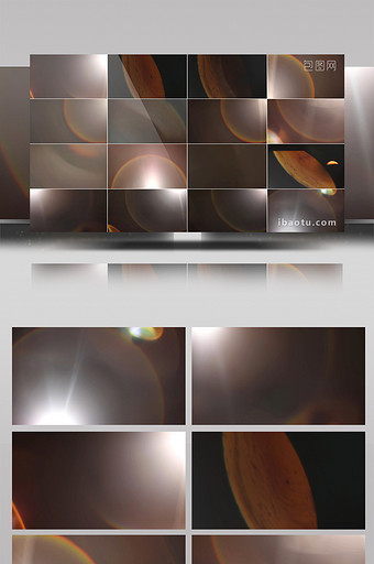 23组复古镜头光晕视频叠加素材图片