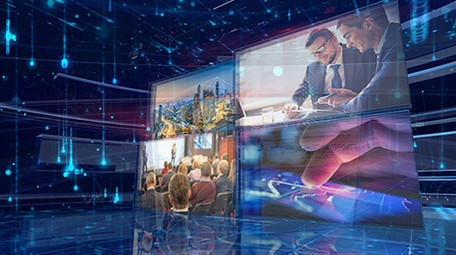 玻璃质感科技VR感觉<strong>图文</strong>展示AE模板