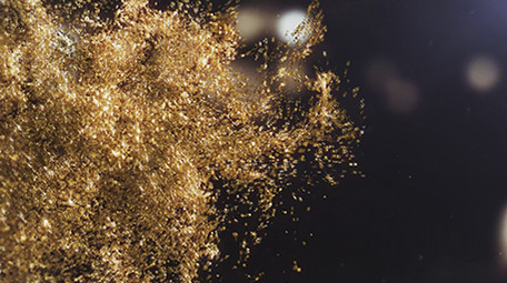 4K金色粒子蝴蝶LOGO片头 AE模板