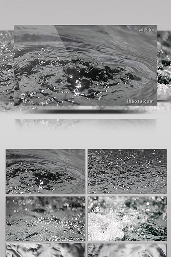 11款水波水纹波浪动画特效元素素材视频图片