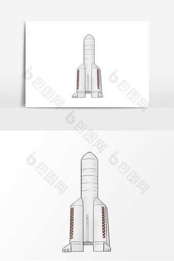 航天日火箭发射元素图片