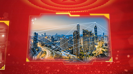 科技感党政图文展示AE模版