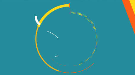 炫彩图形动画logo片头开场AE模板