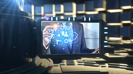 酷炫大气三维科幻场景科技图文AE模板