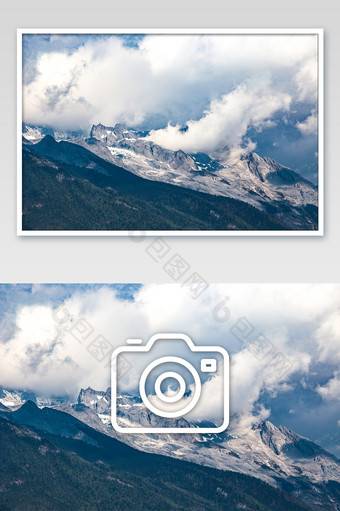 自然风景雪山风光摄影图图片