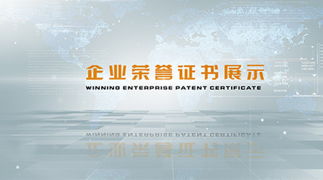 干净整洁<strong>企业</strong>荣誉证书展示ae模板