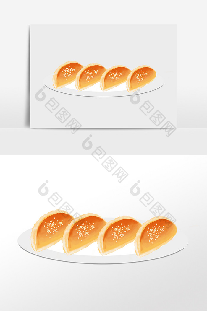 甜点美味小面包插画图片图片