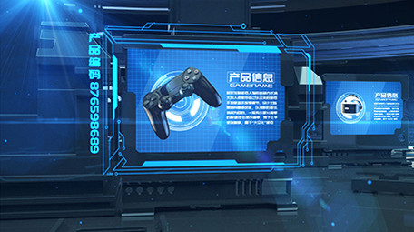 酷炫商务科技产品展示科幻场景AE模板