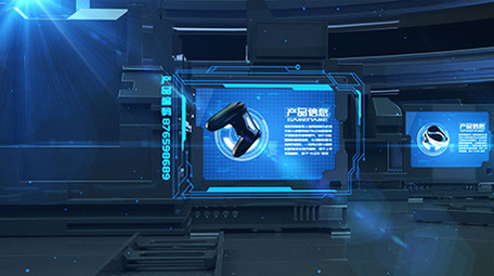 酷炫商务科技产品展示科幻场景AE模板