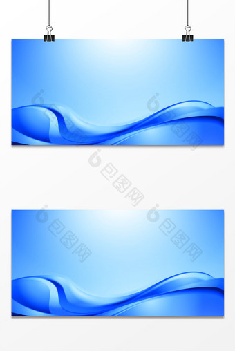 质感蓝色水纹纹理线条流体抽象背景图片