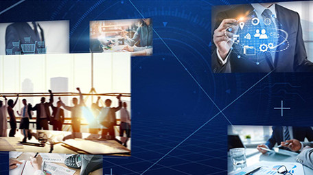 科技企业三维空间宣传片图文包装AE模板