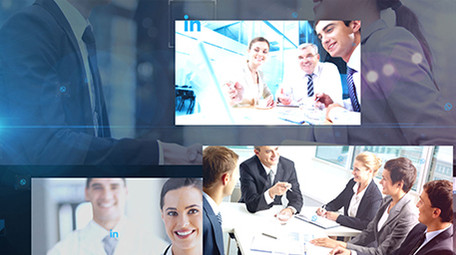 动感律动商务科技图文展示AE模板