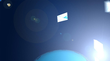 蓝色科技感企业数据<strong>图文</strong>展示AE模板