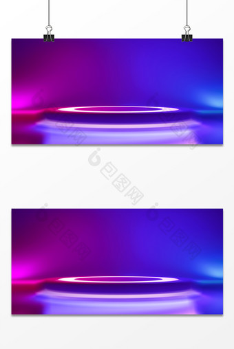 商务科技舞台光效霓虹5GG20背景图片
