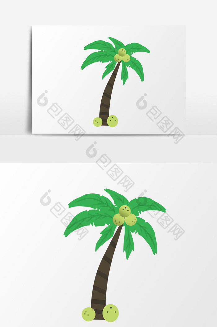 夏天好看的高高的椰子树图片图片
