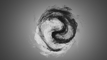 中国风水墨风格LOGO片头AE模板