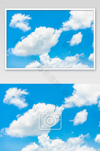 热带东南亚城市古晋蓝天白云摄影图片