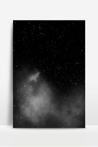 黑白大气梦幻星空星座烟雾海报背景图片