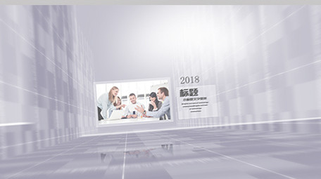 简洁明亮科技企业图文展示ae模板