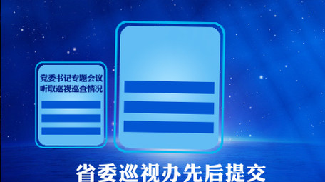 卡通党政纪检类图文数据视频ae模板