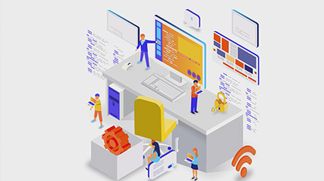 商务科技数码网络购物场景元素AE模板