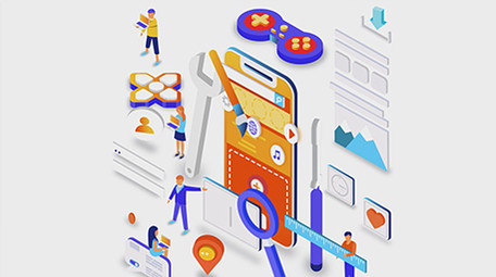 商务科技数码网络购物场景元素AE模板