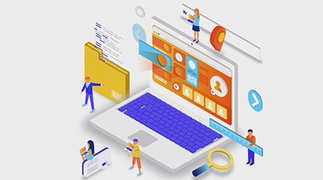 商务科技数码网络购物场景元素AE模板