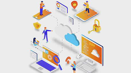 商务科技数码网络购物场景元素AE模板