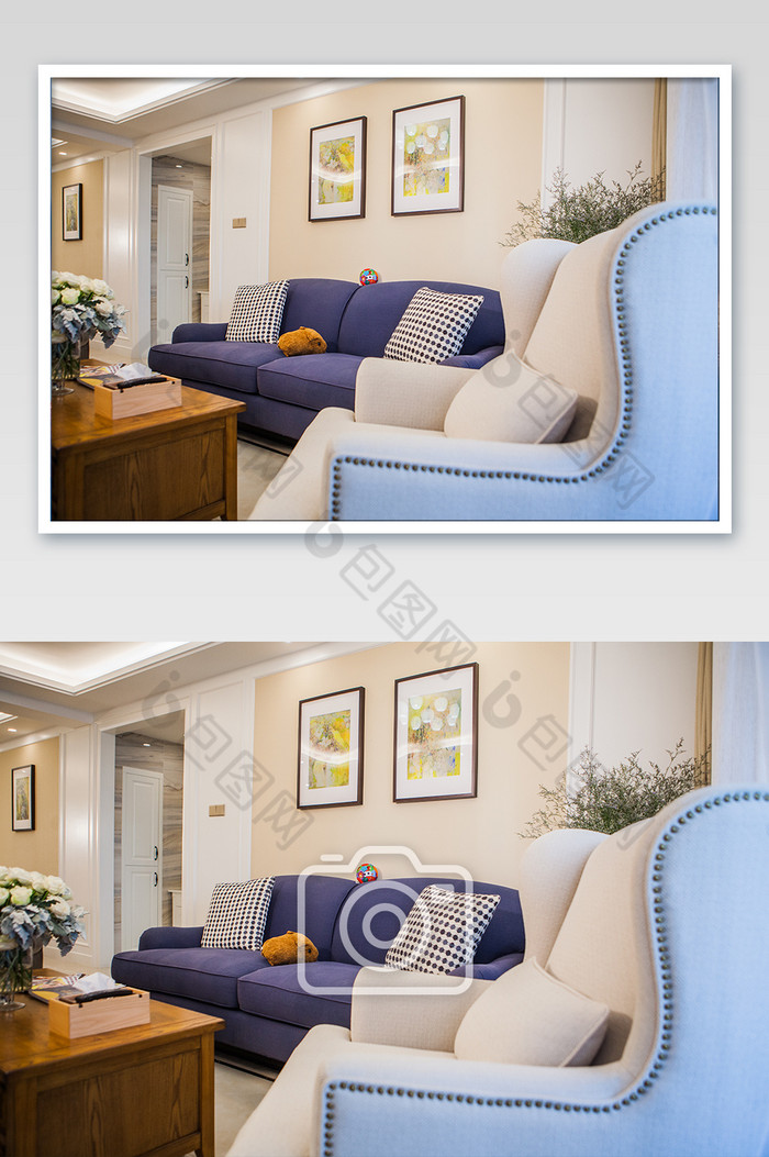 温馨家居客厅沙发摄影图图片图片