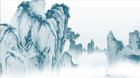 古风山水图文展示AE模板