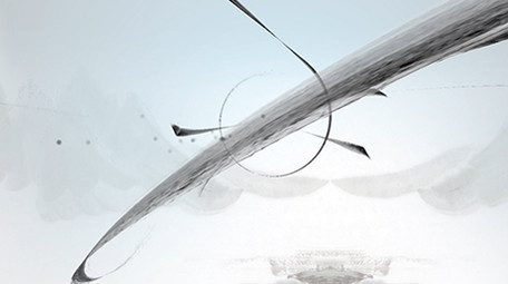 穿越云层中国风片头AE模板