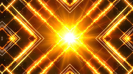 金色流光粒子背景晚会舞台背景