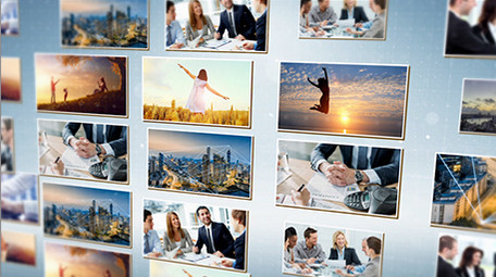 震撼大气科技商务多图片宣传汇聚片头片尾