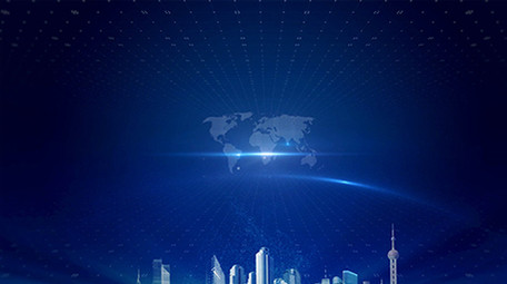 大气蓝色商务科技片头AE模板