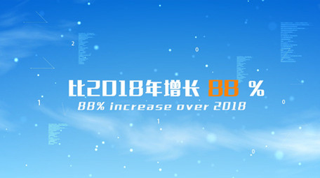 蓝天云层互联网简洁多图展示ae模版