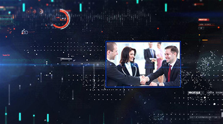 大气震撼企业产品销售业绩AE图文展示