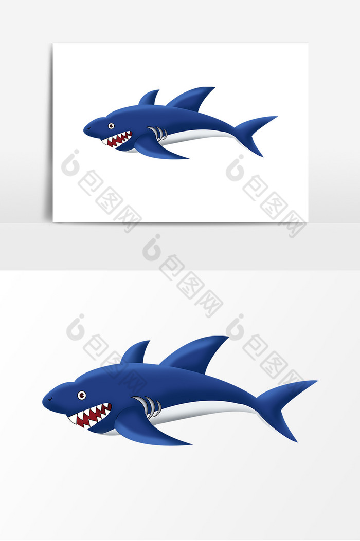 海洋生物大鲨鱼形象图片图片