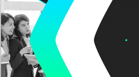 圆角六边形企业商务幻灯片展示AE模板