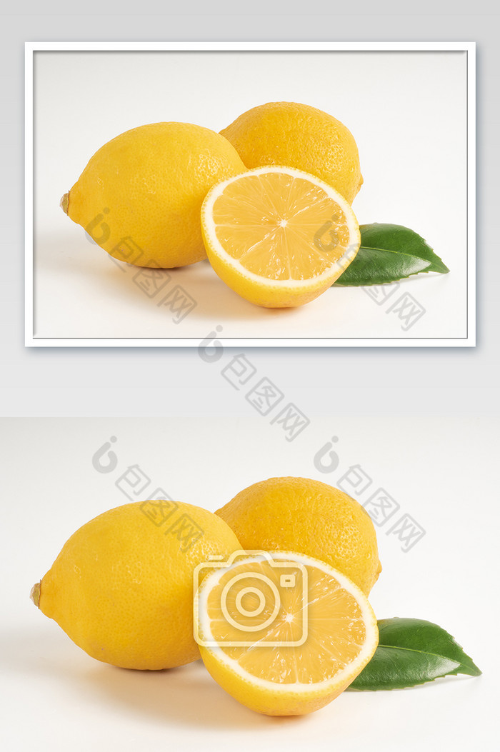 切开新鲜柠檬高清图图片图片
