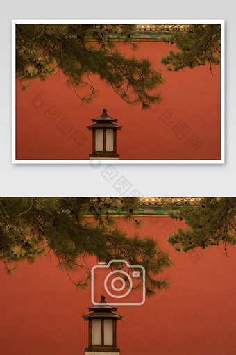 故宫红墙意境摄影图片