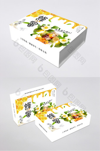 甜蜂蜜营养保健品礼盒图片