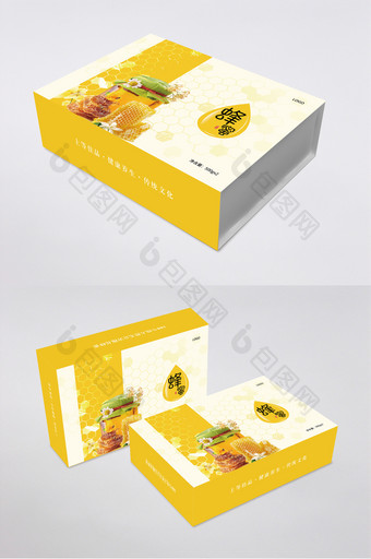 天然蜂蜜原浆营养保健品礼盒图片