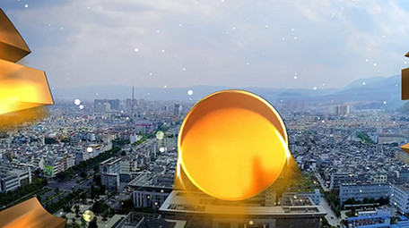 大气E3D震撼智慧城市片头AE模板