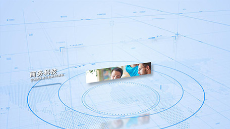 大气商务科技企业宣传片图文包装AE模板