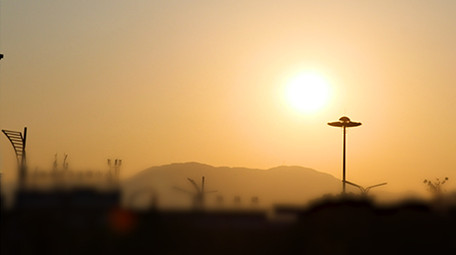 延时拍摄日出太阳高清视频