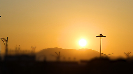 延时拍摄日出太阳高清视频