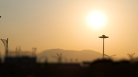 延时拍摄日出太阳高清视频