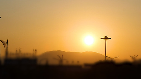 延时拍摄日出太阳高清视频