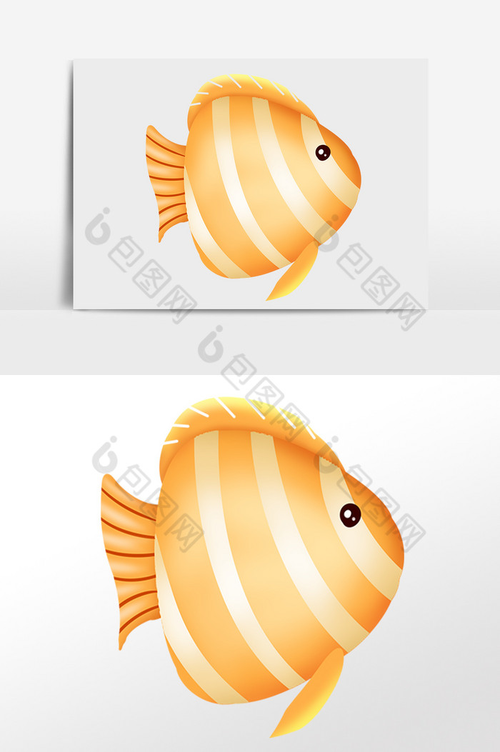 海洋水生物小鱼插画图片图片
